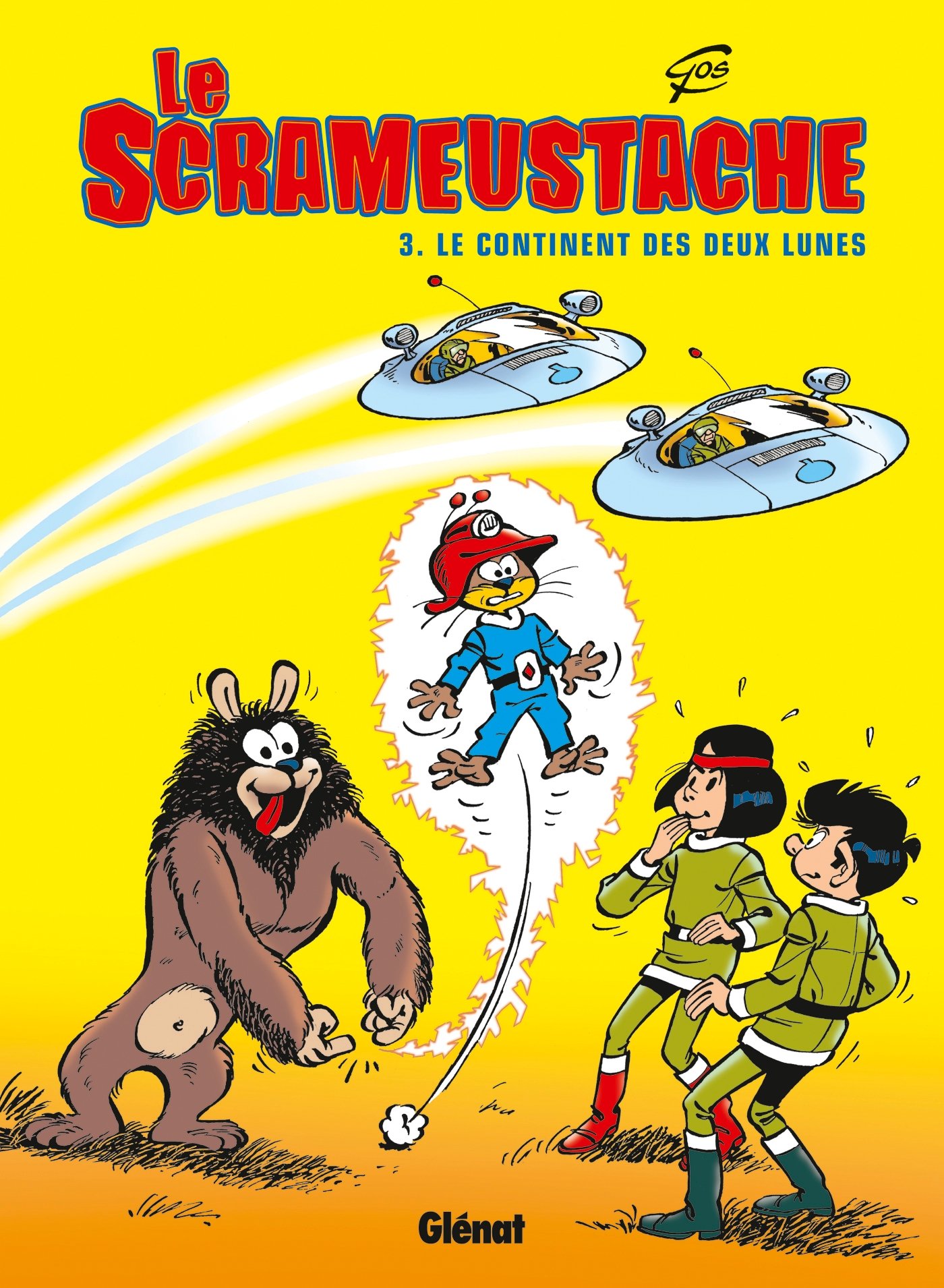 jaquette livre Le Scrameustache, Tome 3 : Le continent des deux lunes