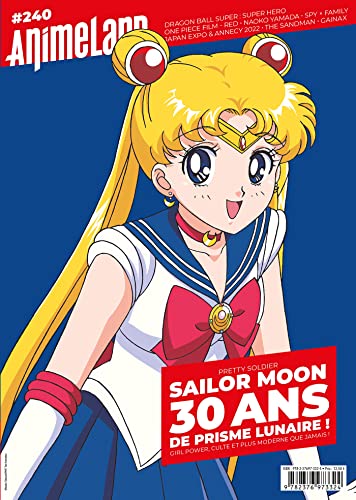 jaquette livre Animeland 240 - Sailor Moon 30 Ans De Prisme Lunaire