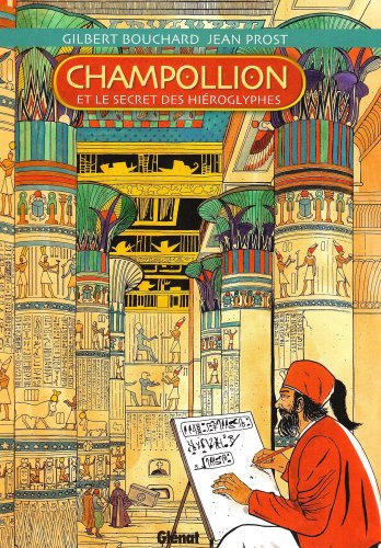 jaquette livre Champollion Et Le Secret Des Hiéroglyphes