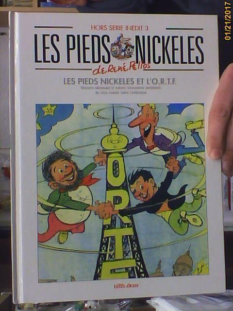 jaquette livre les pieds nickelés et l'ortf hors serie inedit 3