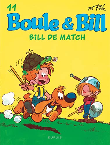 jaquette livre Boule & Bill Tome 11 - Bill De Match
