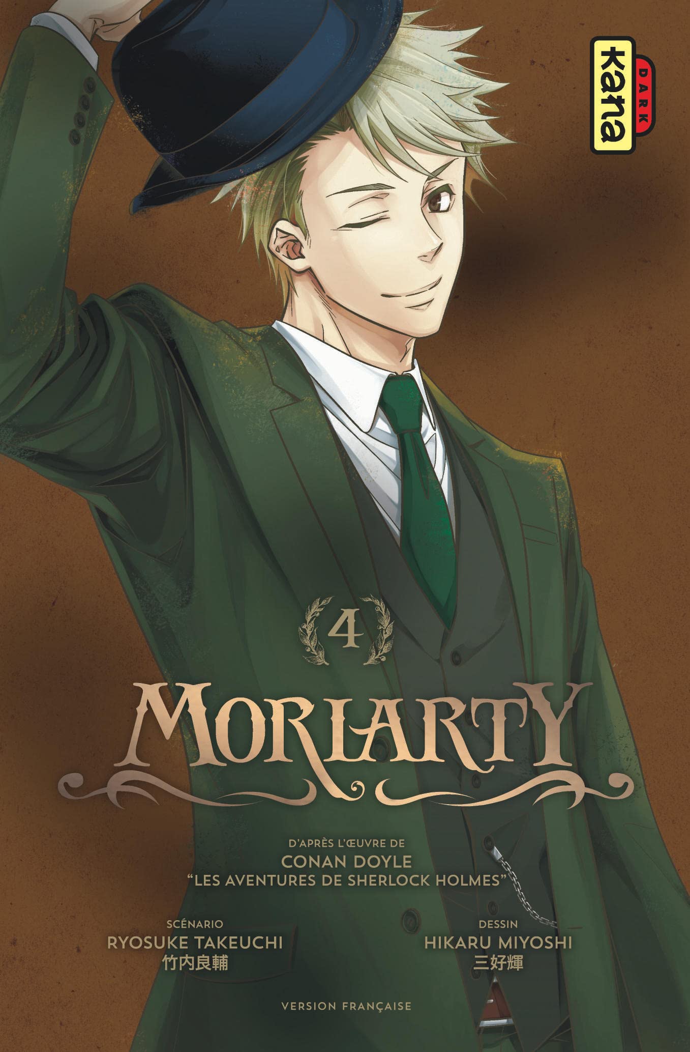 jaquette livre Moriarty, tome 4