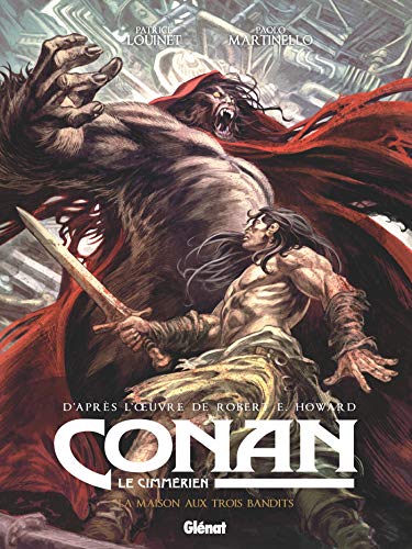jaquette livre Conan Le Cimmérien Tome 10 - La Maison Aux Trois Bandits