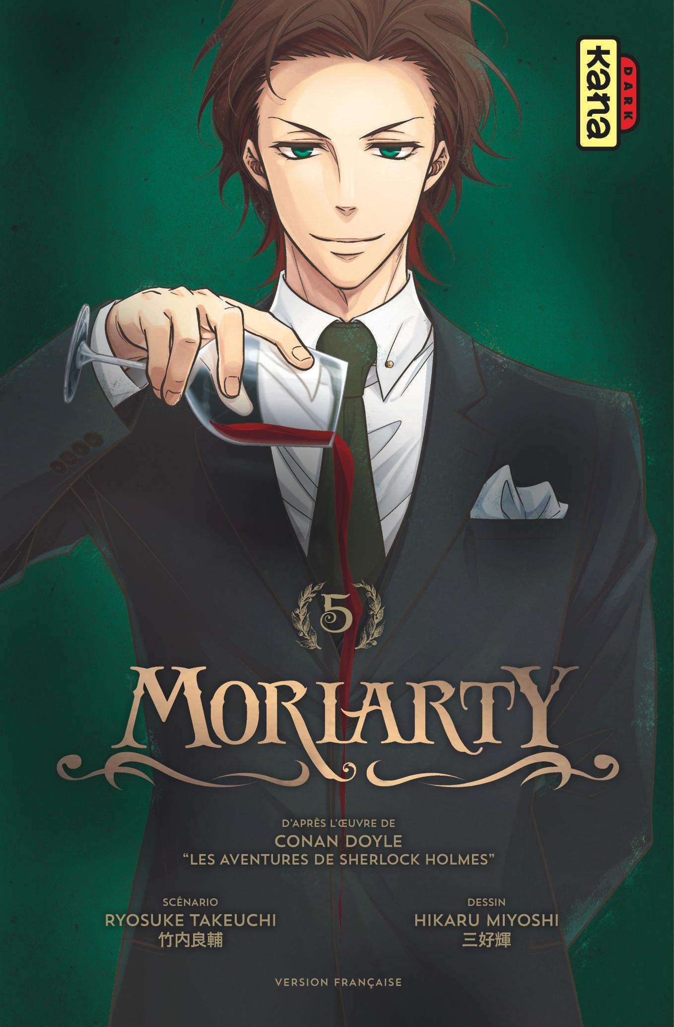 jaquette livre Moriarty, tome 5