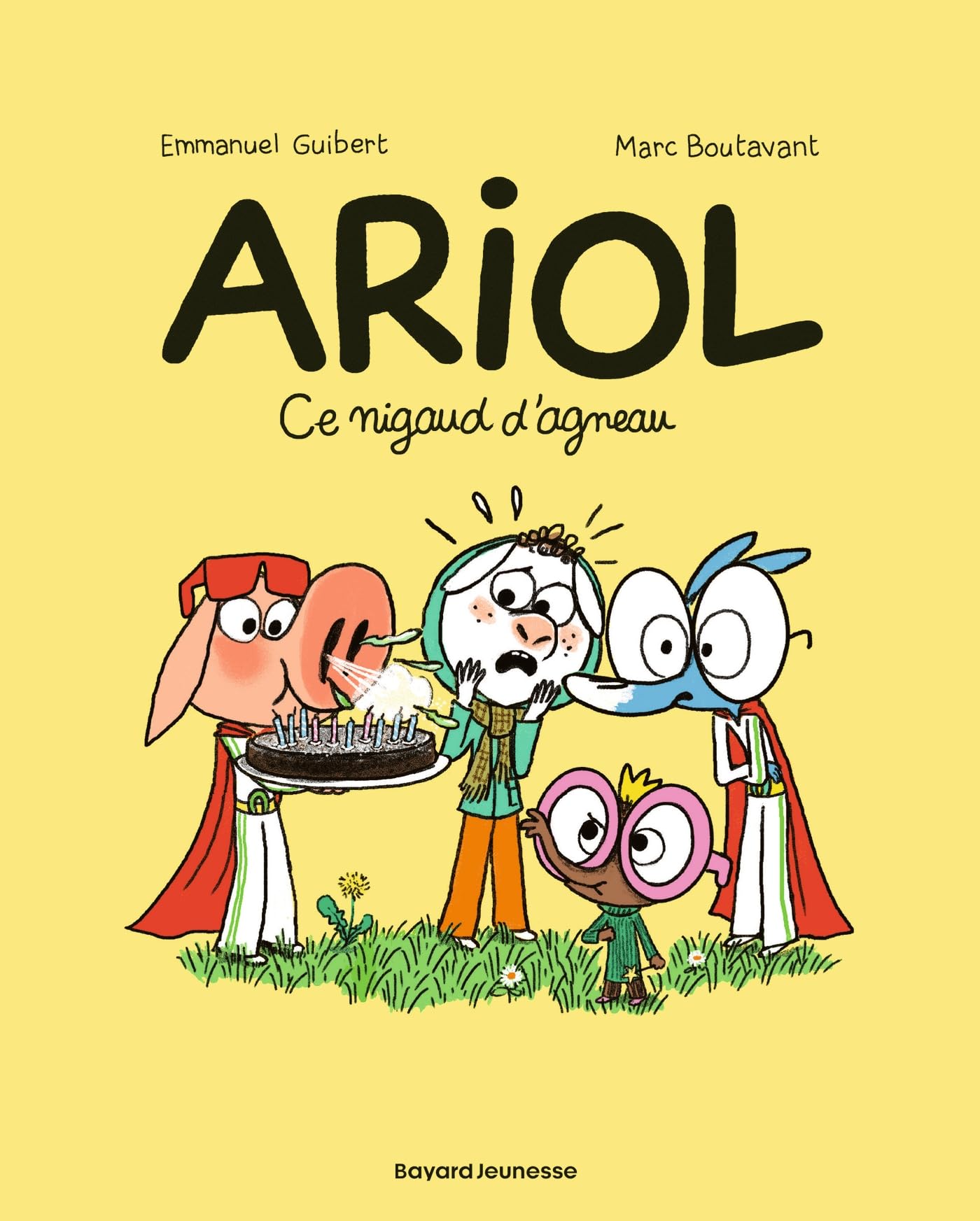 jaquette livre Ariol, Tome 14: Ce nigaud d'agneau
