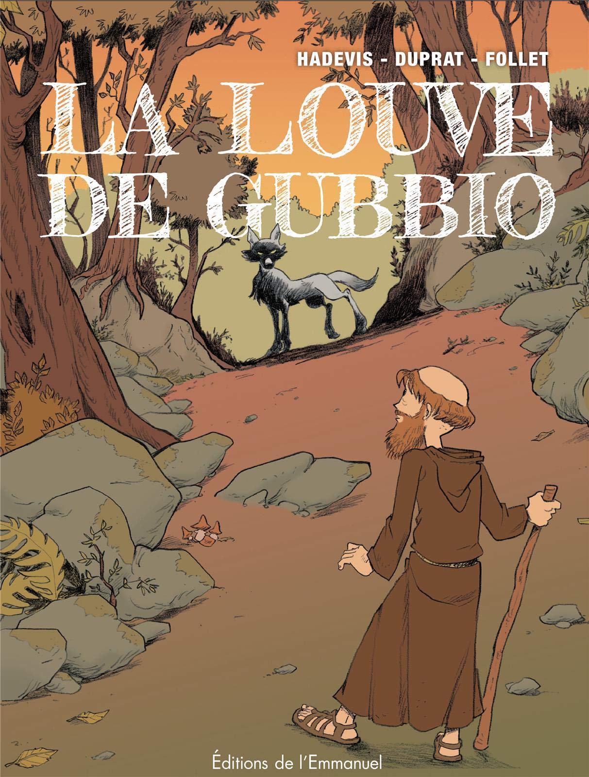jaquette livre La louve de Gubio