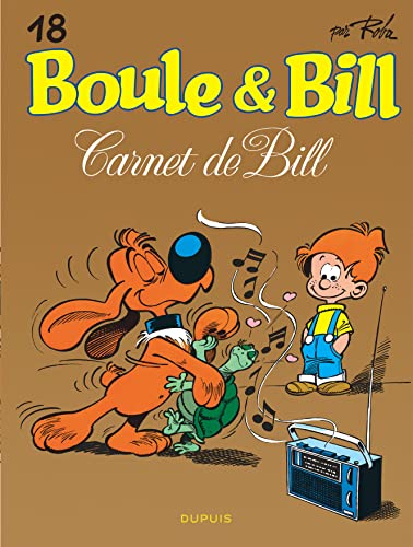 jaquette livre Boule & Bill Tome 18 - Carnet De Bill