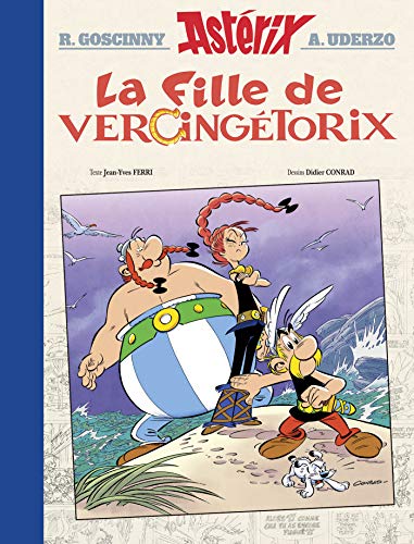 jaquette livre Astérix Tome 38 - La Fille De Vercingétorix - Edition de luxe