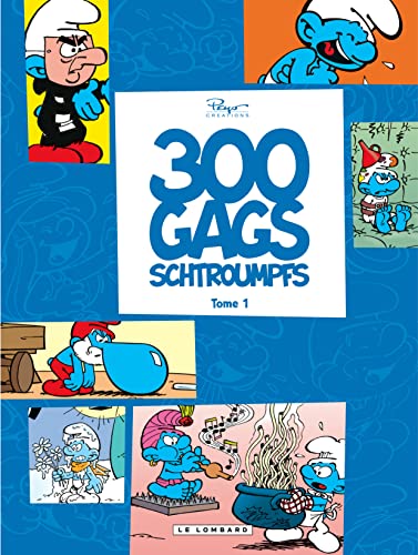 jaquette livre 300 Gags Schtroumpfs Tome 1