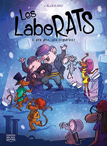 jaquette livre Les Laborats Tome 2 - Bye Bye, Les Cobayes !