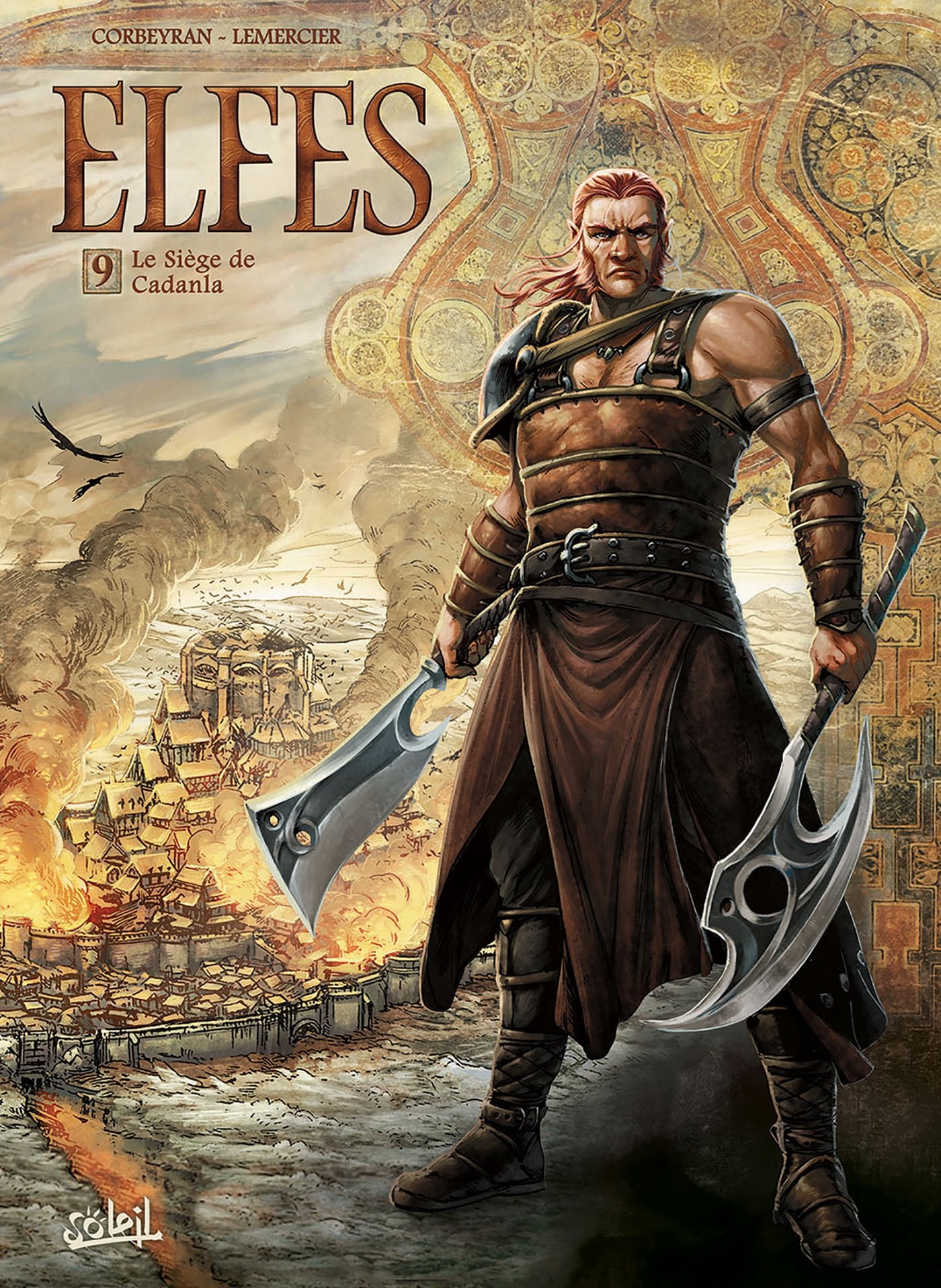 jaquette livre Elfes T09 Le Siège de Cadanla