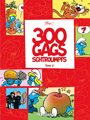 jaquette livre 300 Gags Schtroumpfs Tome 2
