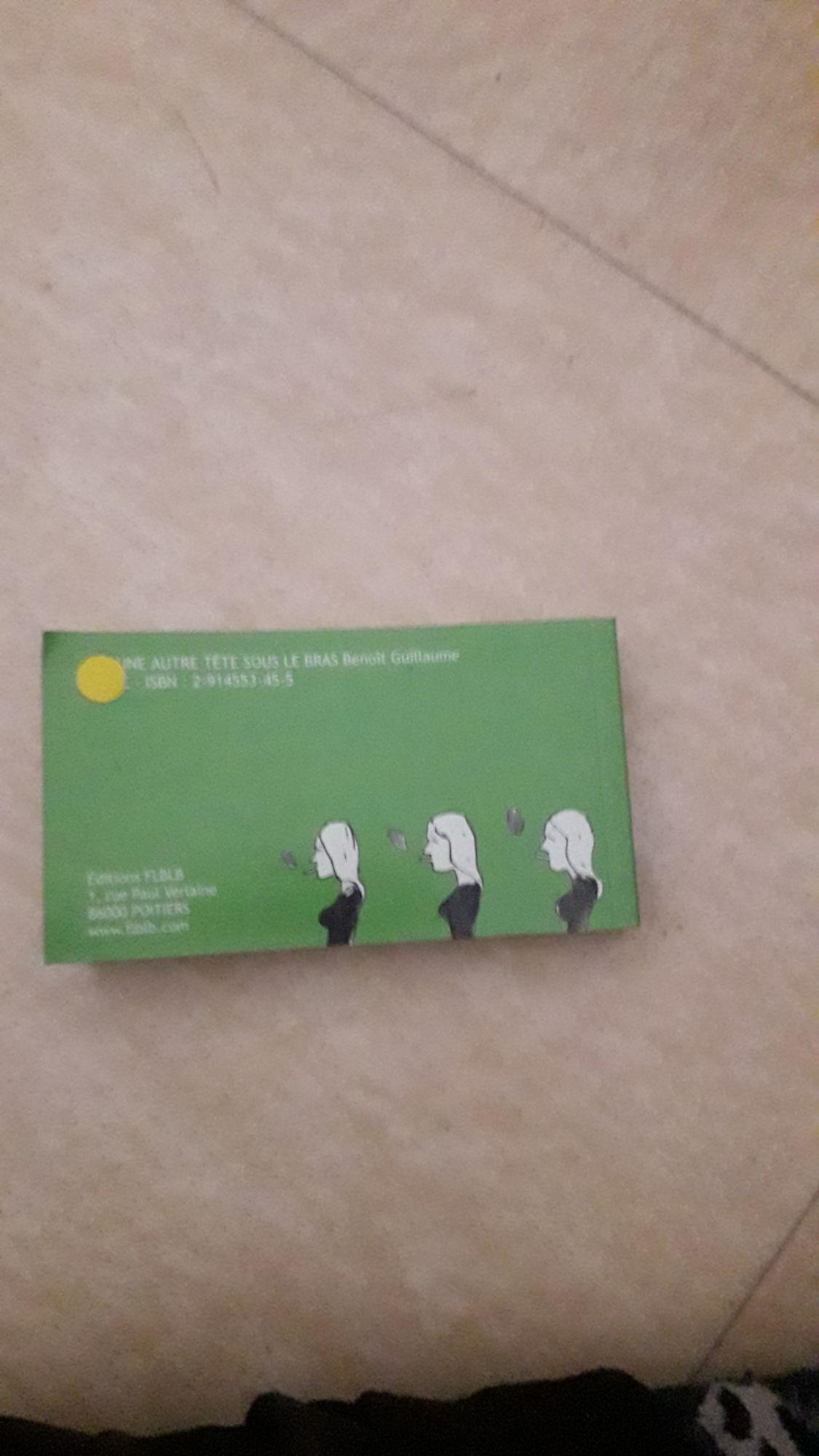 jaquette livre J'ai une autre tête sous le bras