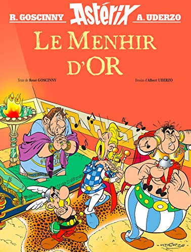 jaquette livre Astérix - Le Menhir D'or