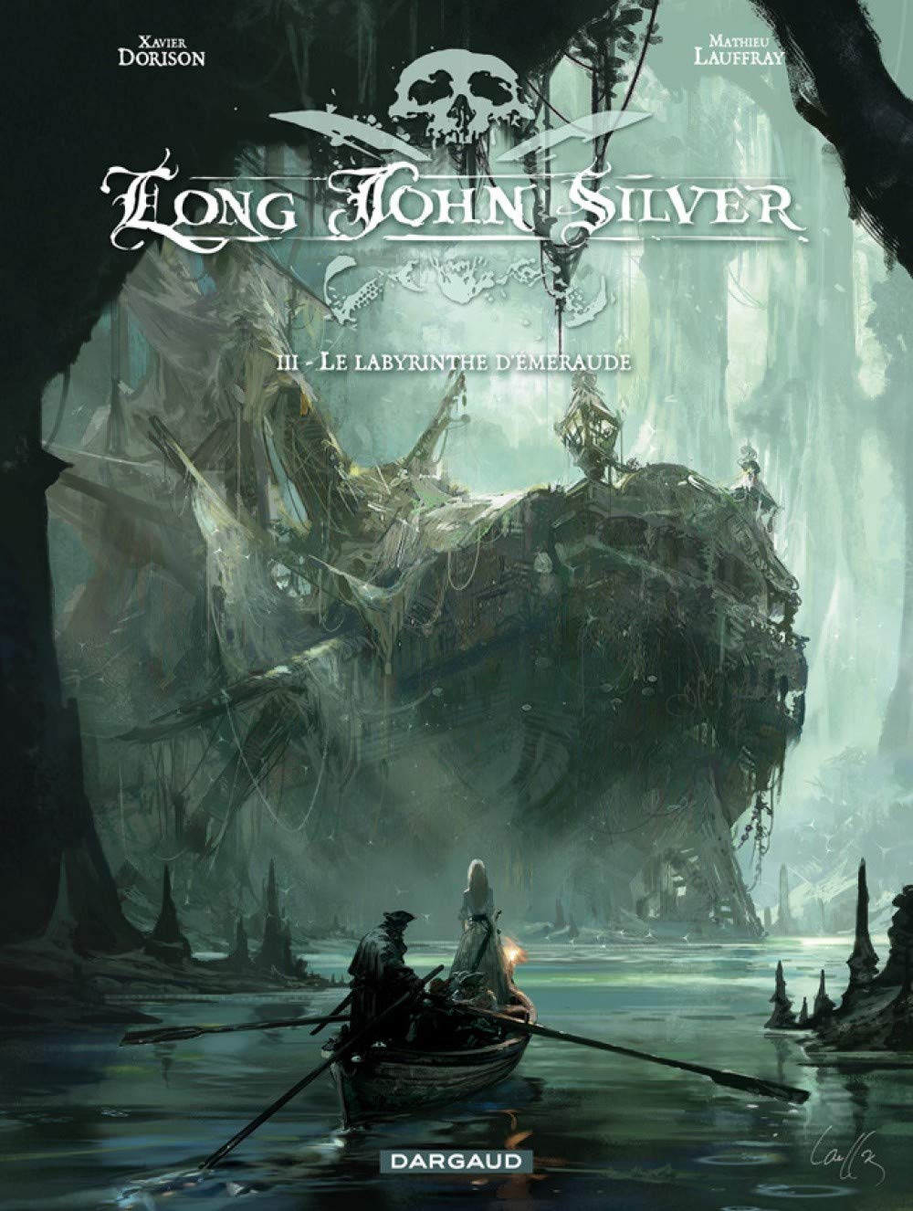 jaquette livre Long John Silver - tome 3 - Labyrinthe d'Emeraude