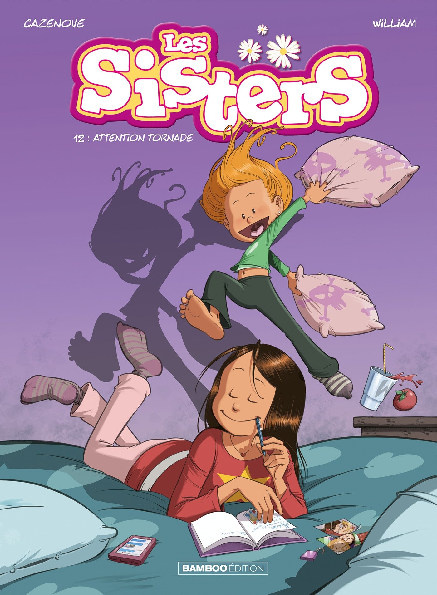 jaquette livre Les Sisters - tome 12: Attention tornade