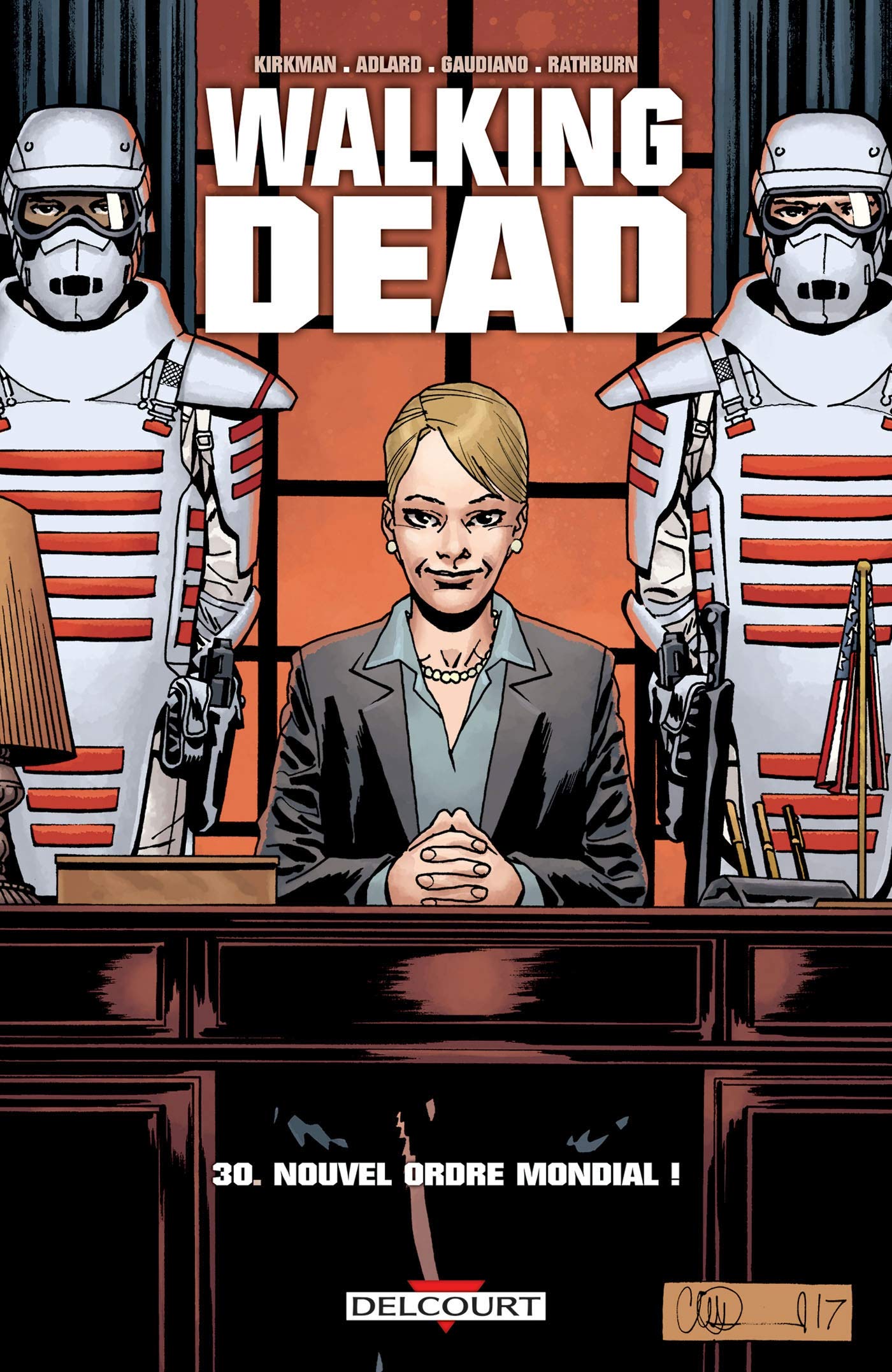 jaquette livre Walking Dead T30. Nouvel Ordre Mondial
