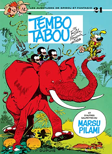 jaquette livre Spirou Et Fantasio Tome 24 - Tembo Tabou