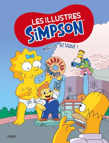 jaquette livre Les Illustres Simpson Tome 7 - Maggie Attaque !