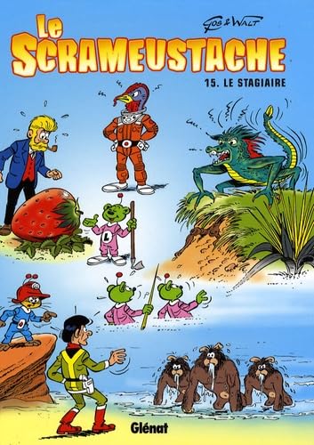 jaquette livre Le Scrameustache Tome 15 - Le Stagiaire