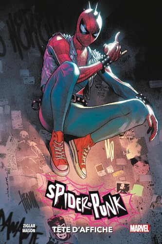 jaquette livre Spider-Punk - Tête D'affiche