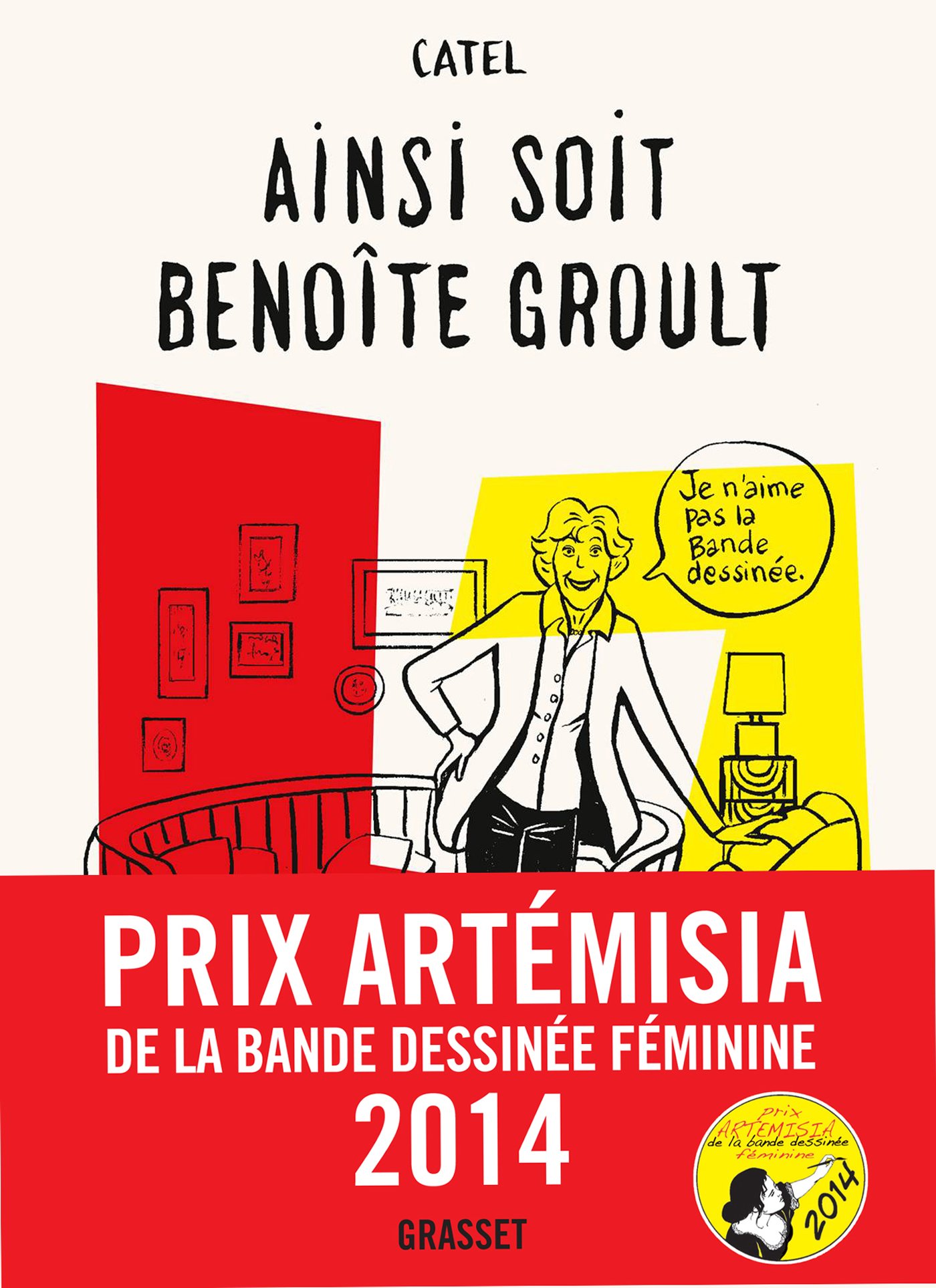 jaquette livre Ainsi soit Benoîte Groult: roman graphique