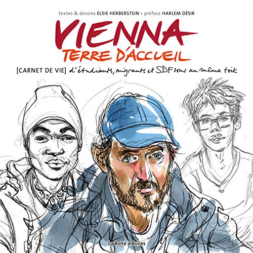 jaquette livre Vienna, Terre D'accueil - (Carnet De Vie) D'étudiants, Migrants Et Sdf Sous Un Même Toit