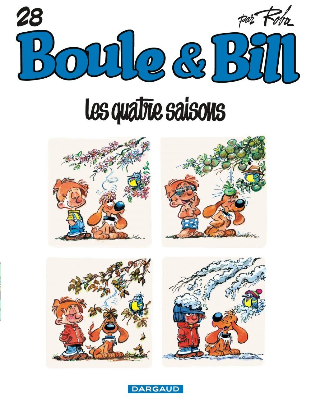 jaquette livre Boule et Bill, Tome 28 : Les quatre saisons