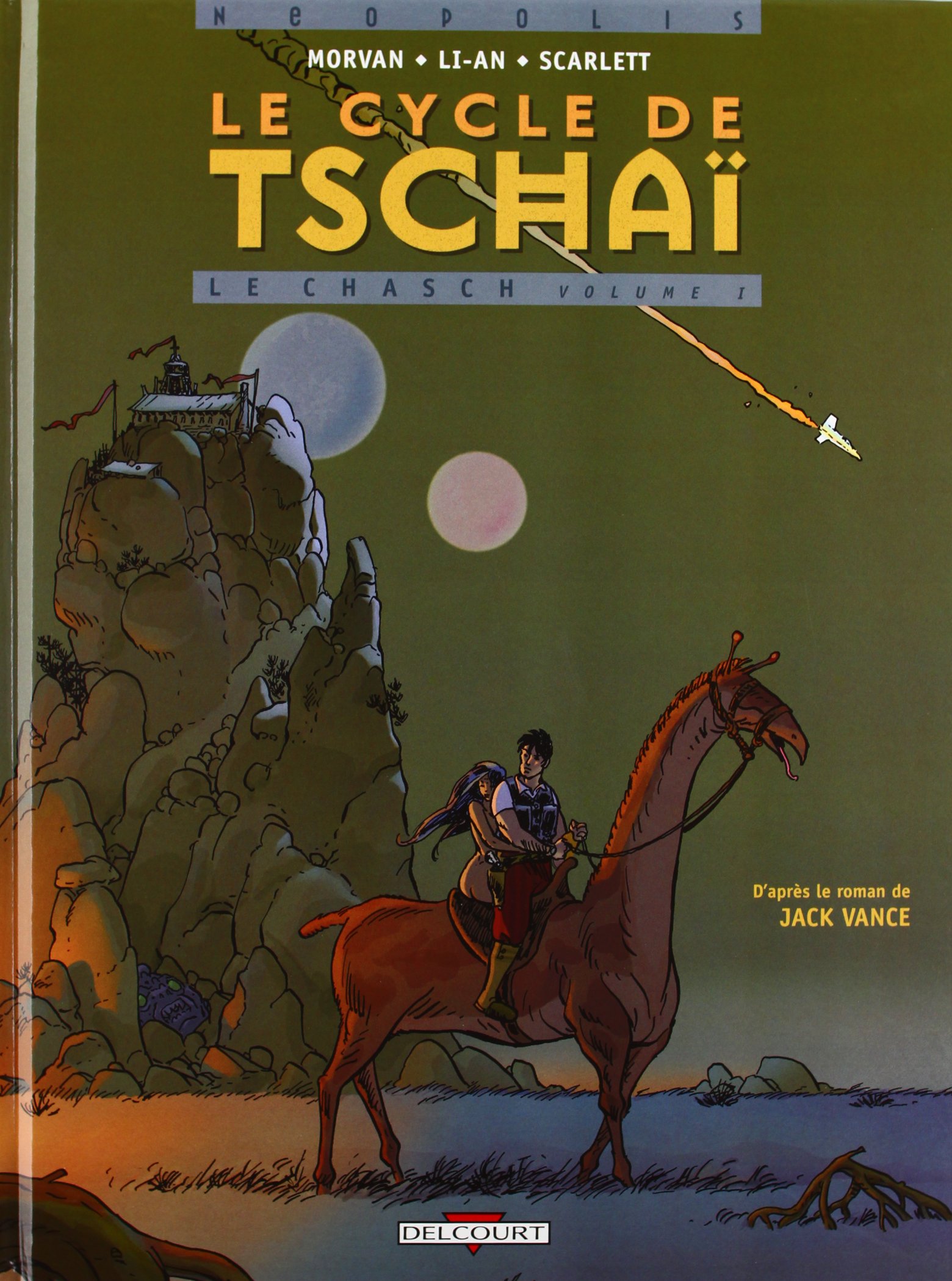 jaquette livre Le Cycle de Tschaï, tome 1 : Le Chasch