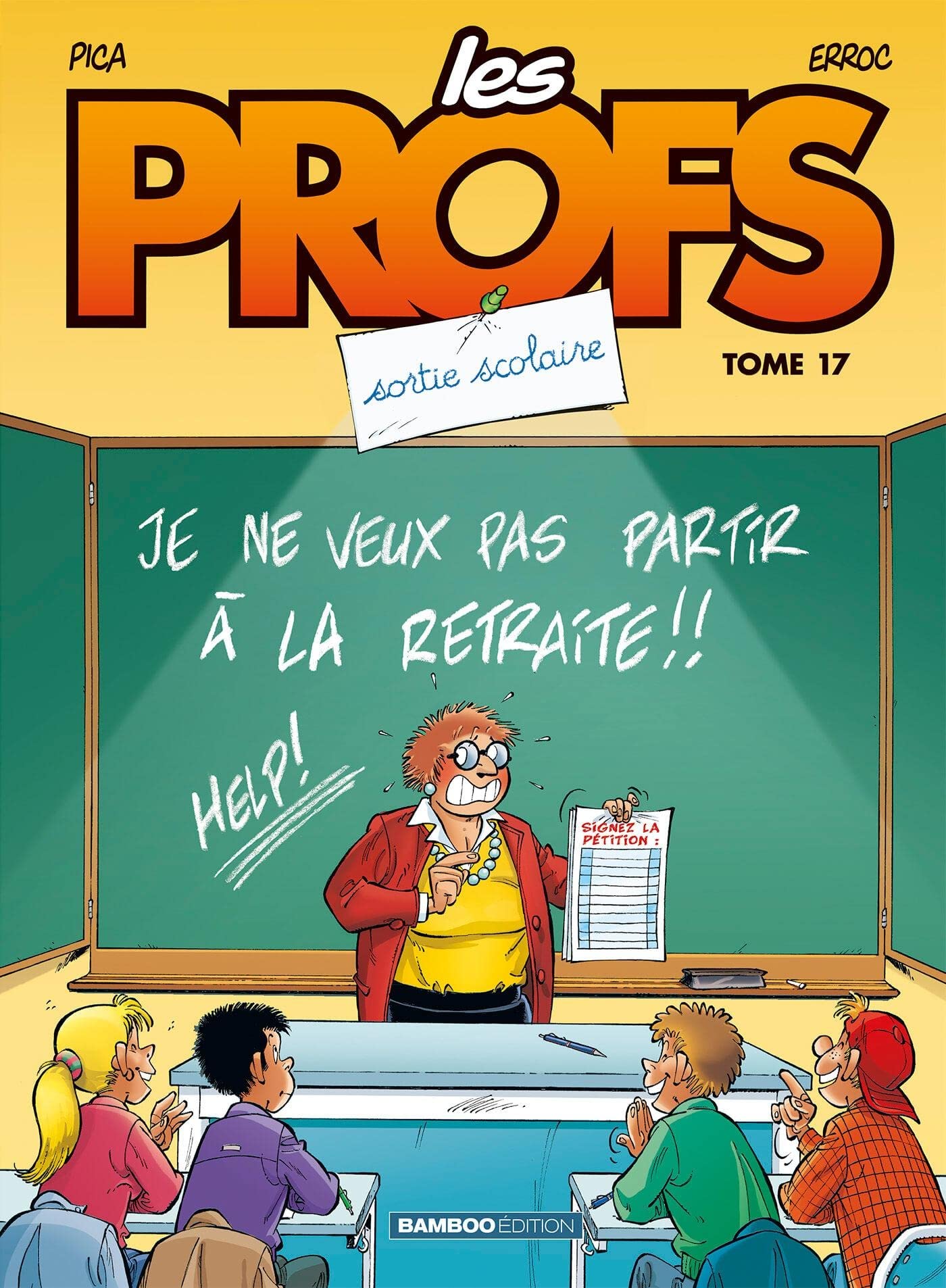 jaquette livre LES PROFS T17