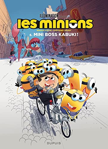 jaquette livre Les Minions Tome 6 - Mini Boss Kabuki !