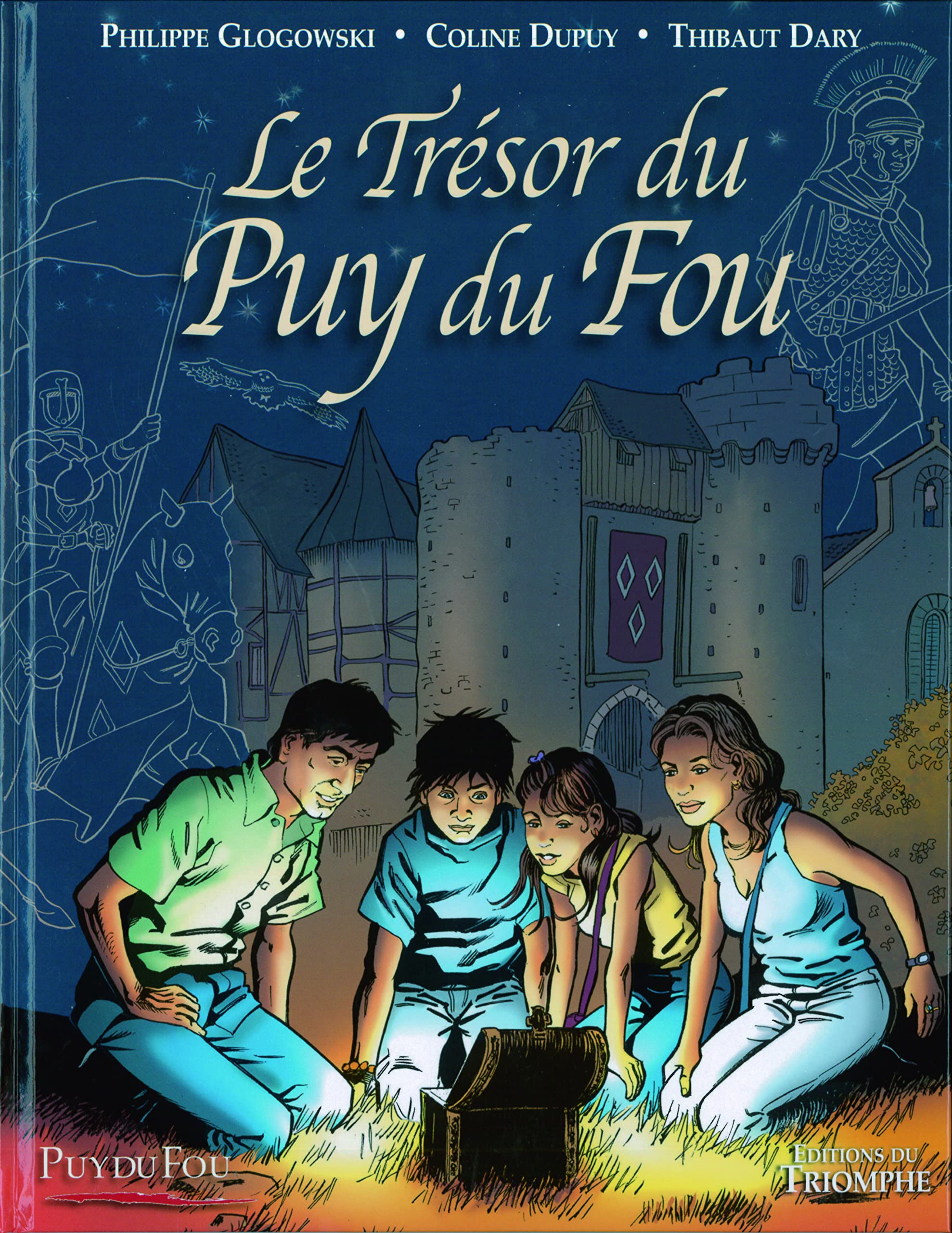 jaquette livre Le Trésor du Puy du Fou