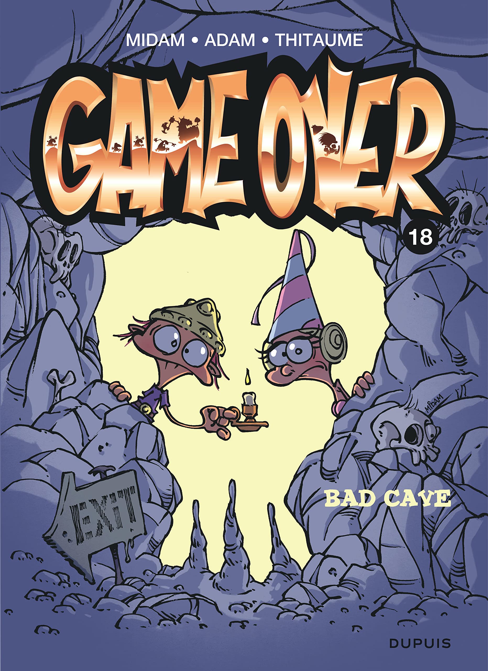 jaquette livre Game over - tome 18 - Bad cave