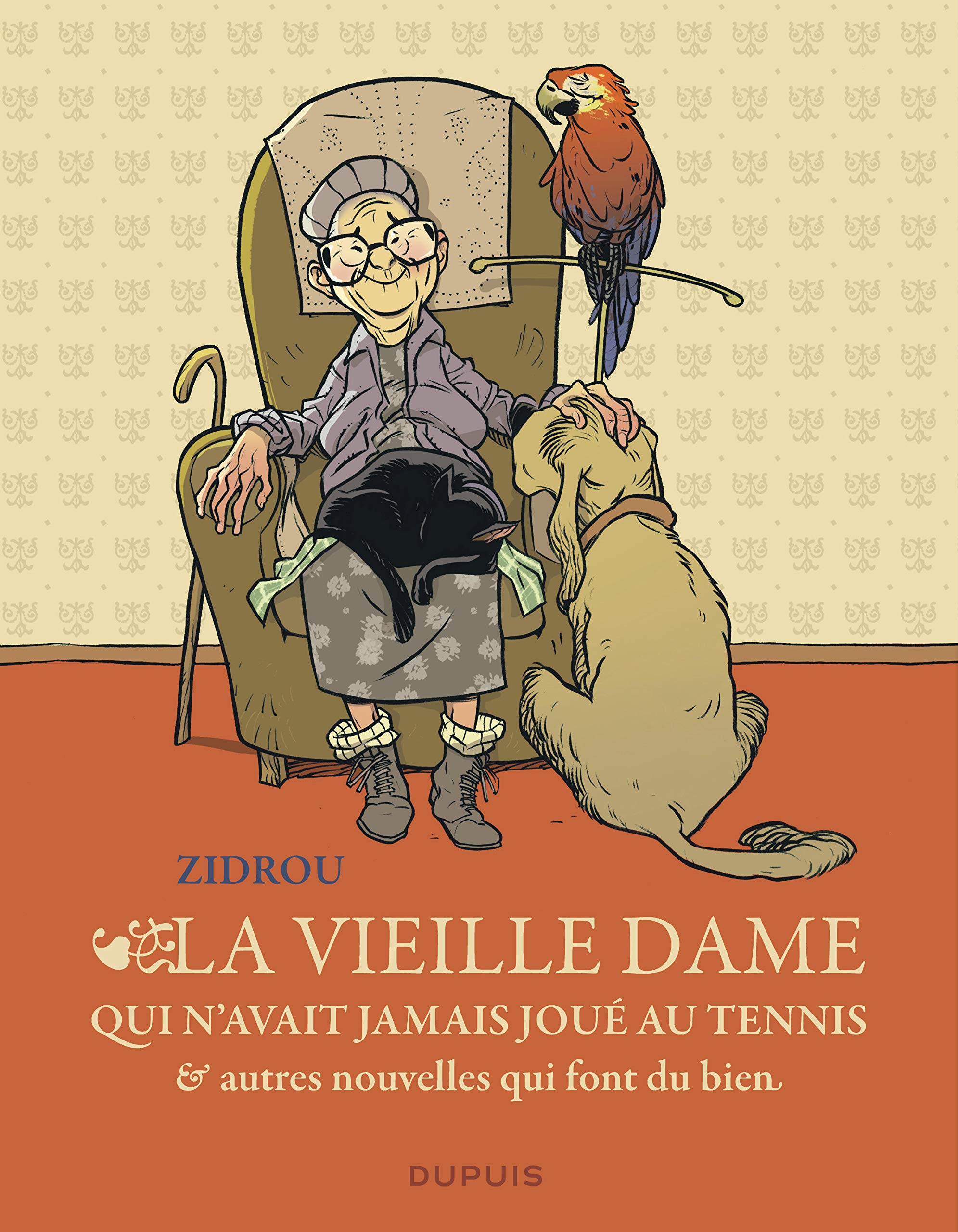 jaquette livre La vieille dame qui n'avait jamais joué au tennis et autres nouvelles qui font du bien - tome 1 - la vieille dame qui n'avait jamais joué au tennis et autres nouvelles qui font du bien