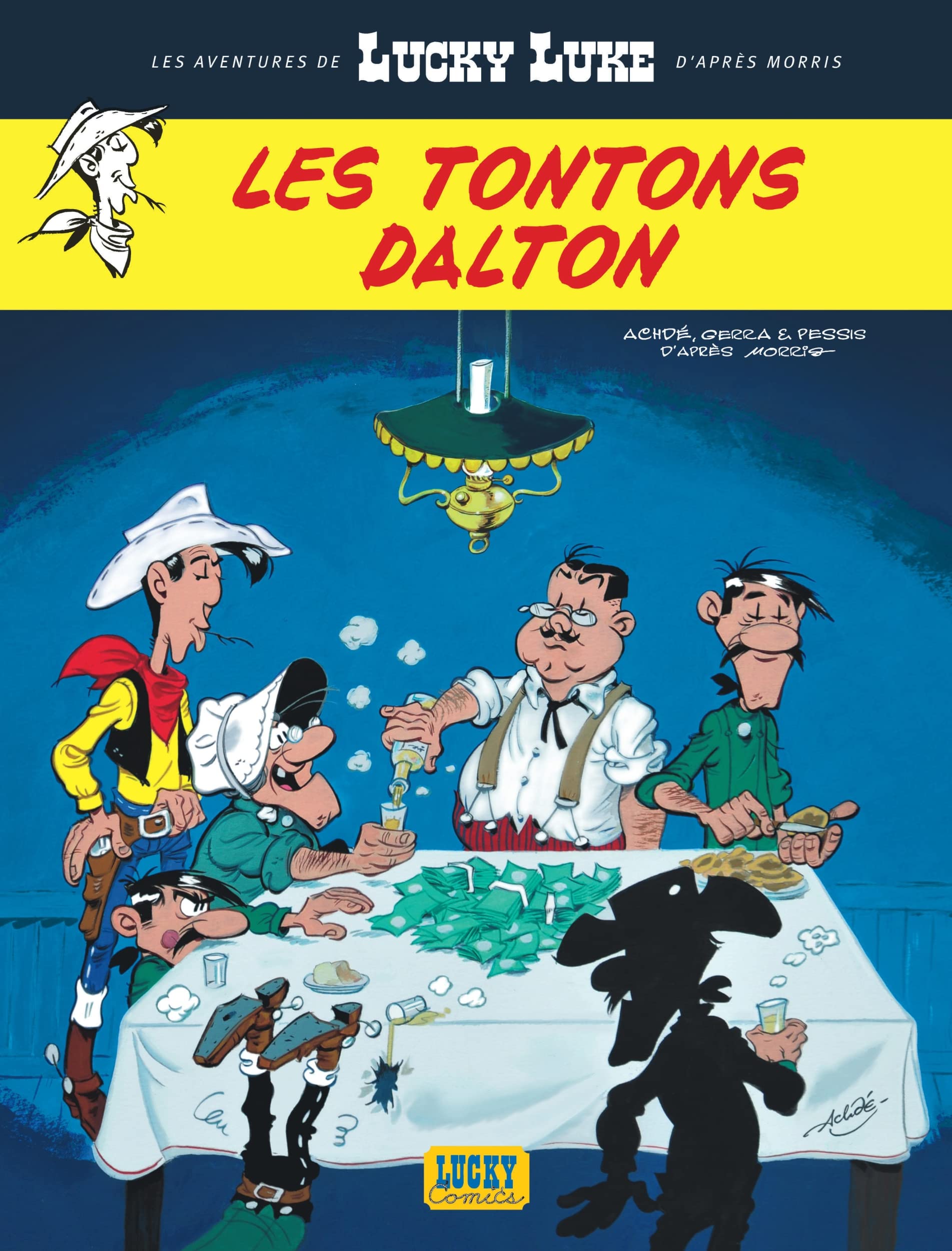 jaquette livre Aventures de Lucky Luke d'après Morris (Les) - tome 6 - Tontons Dalton (Les)