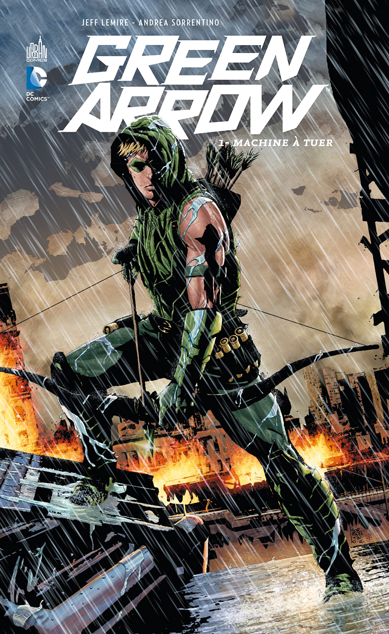 jaquette livre Green Arrow, tome 1 : Machine à tuer