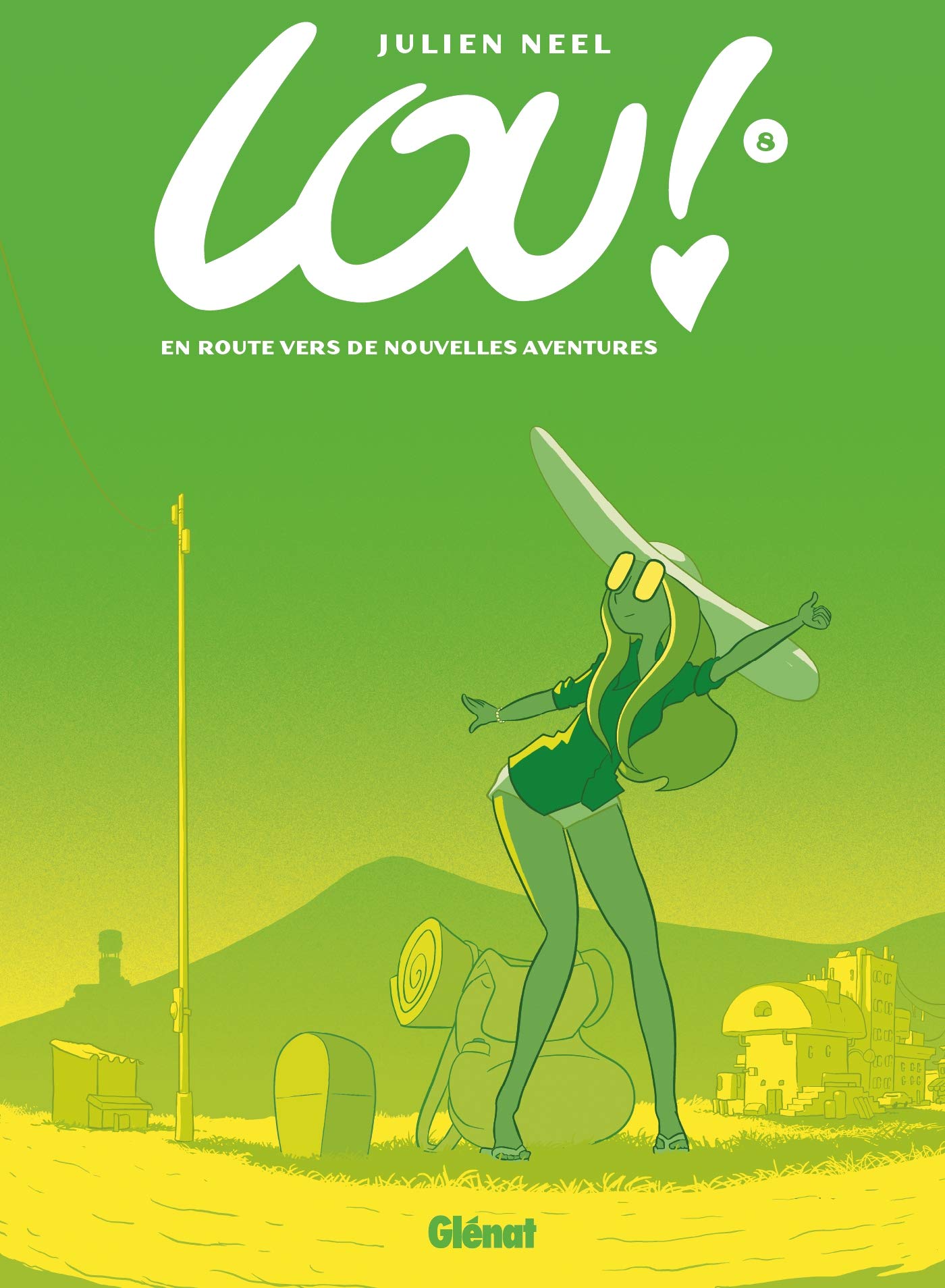 jaquette livre Lou - Tome 08: En route vers de nouvelles aventures