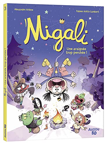 jaquette livre Migali Tome 3 - Une Araignée Trop Perchée !