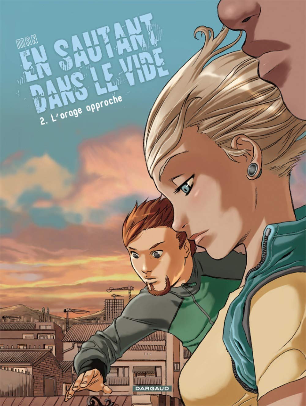 jaquette livre En sautant dans le vide - tome 2 - L'orage approche