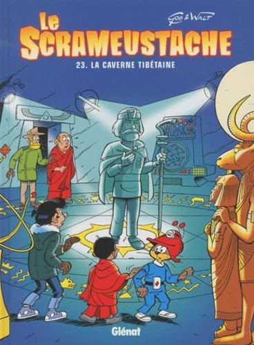 jaquette livre Le Scrameustache Tome 23 - La Caverne Tibétaine