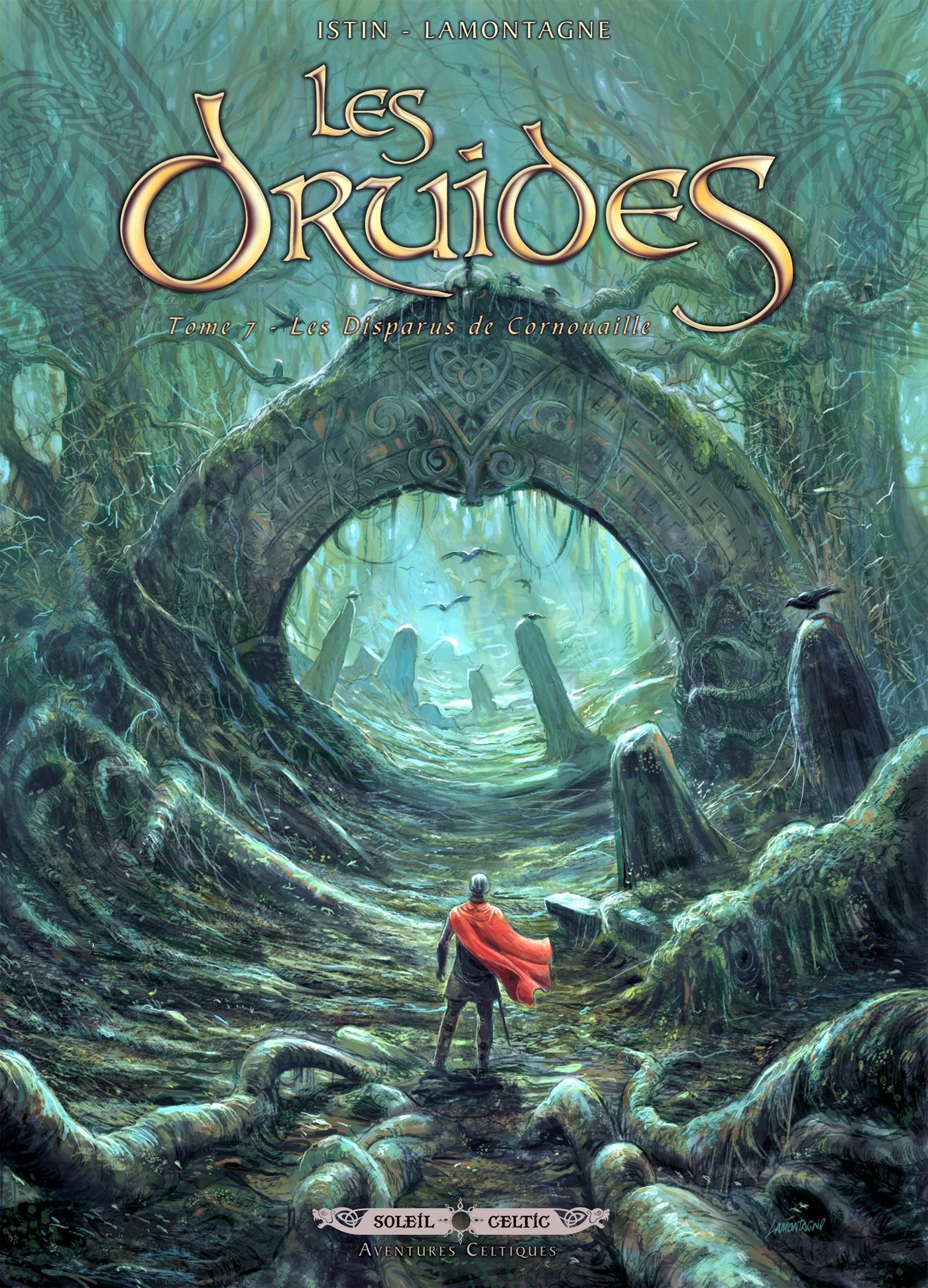 jaquette livre Les druides T07 Les disparues de Cornouailles