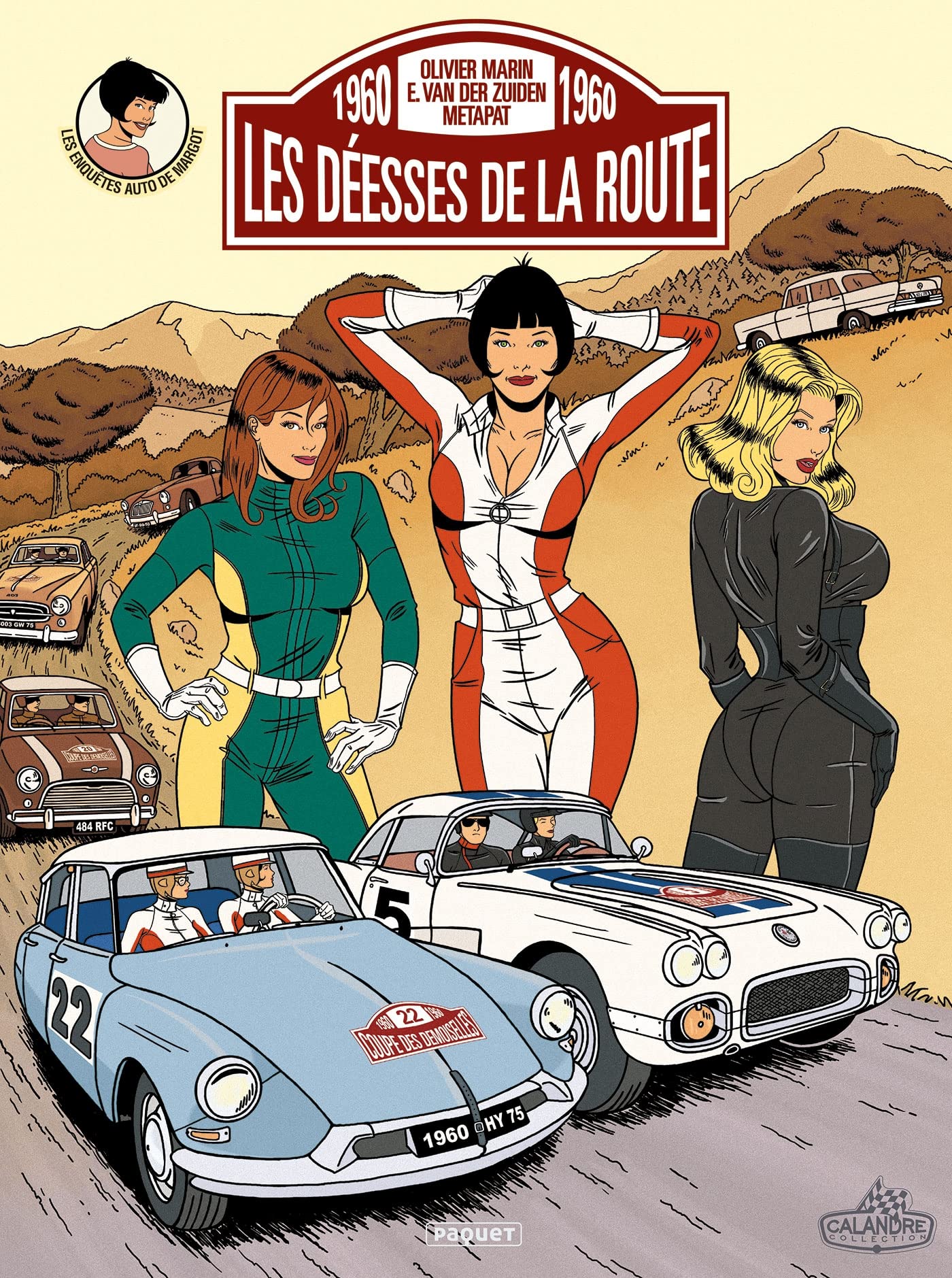 jaquette livre Les enquêtes auto de Margot, tome 2 : Les Déesses de la route