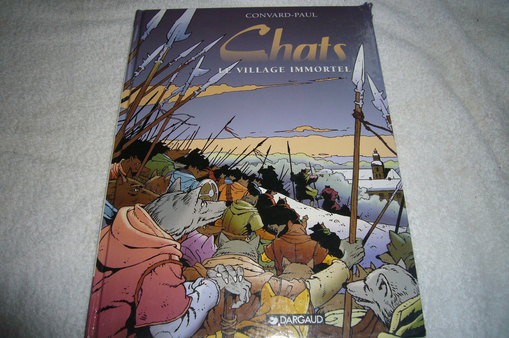 jaquette livre Chats, tome 4 : Le Village immortel