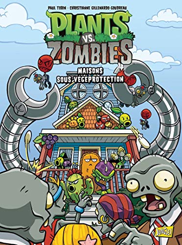 jaquette livre Plants Vs Zombies Tome 15 - Maisons Sous Végéprotection
