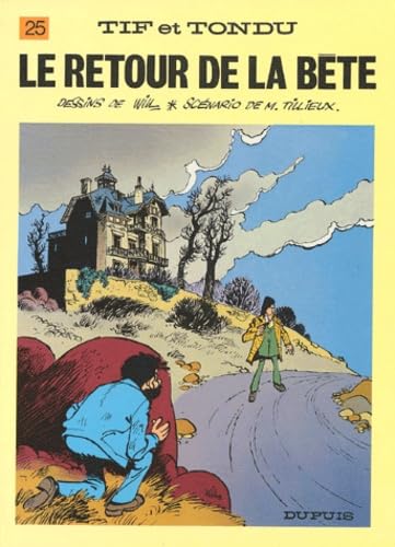 jaquette livre Tif Et Tondu Tome 25 - Le Retour De La Bête