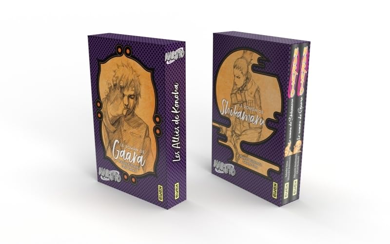 jaquette livre Naruto - Romans - Coffret Naruto Romans : Les Alliés De Konoha