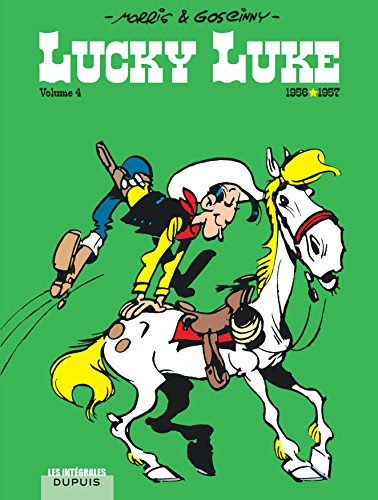jaquette livre Lucky Luke L'intégrale Tome 4 - 1956-1957