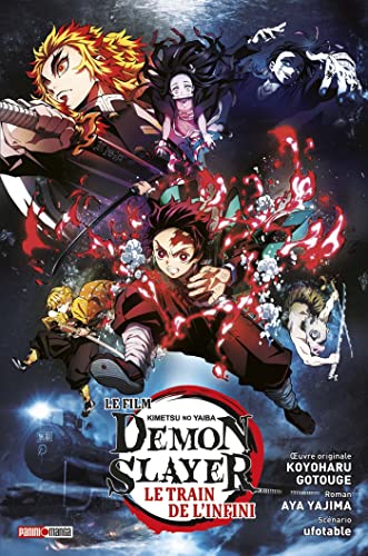 jaquette livre Demon Slayer - Le Train de l'infini - Roman