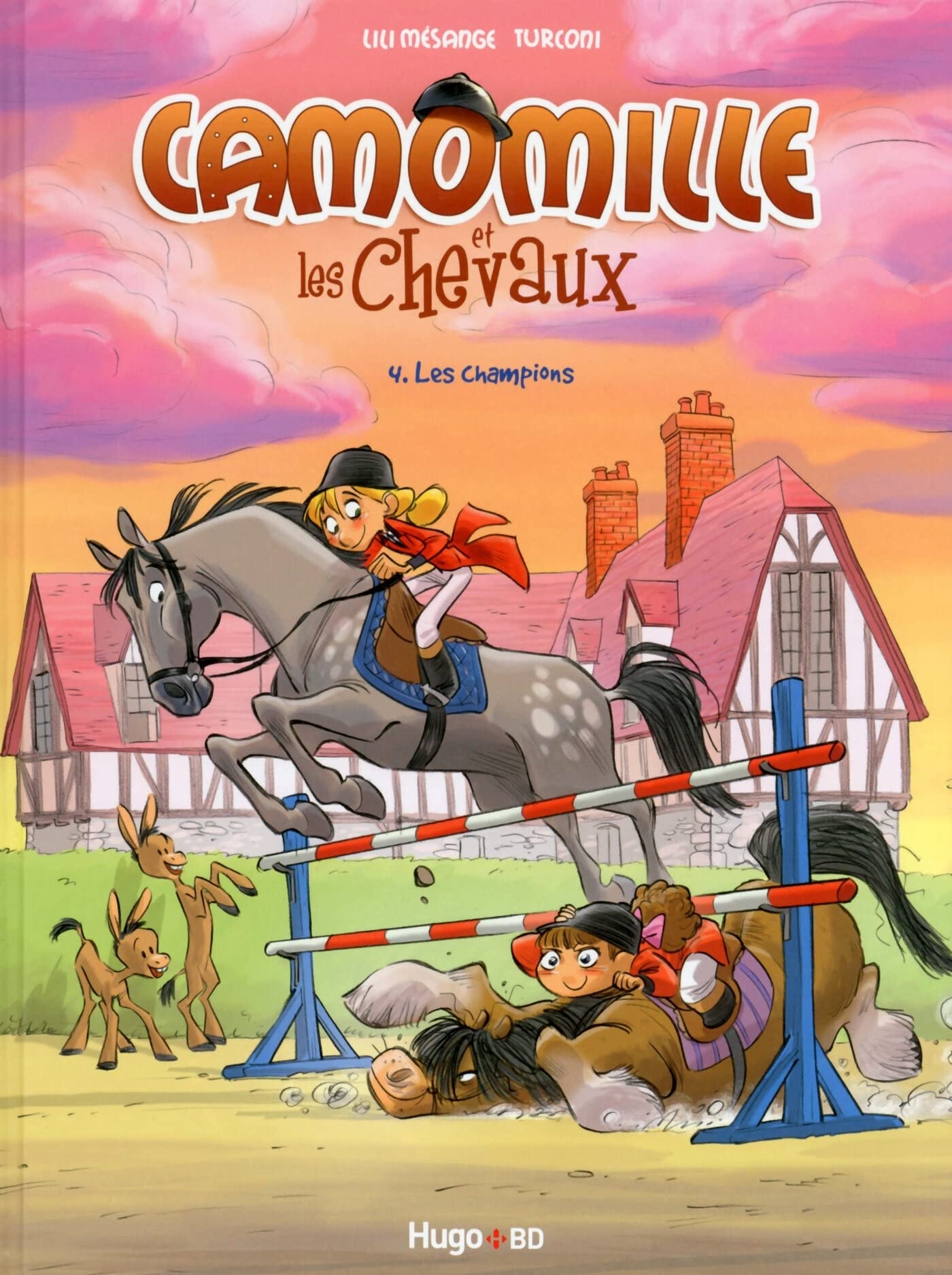 jaquette livre Camomille et les chevaux T04 Les champions (04)