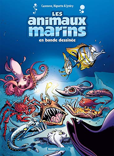 jaquette livre Les Animaux Marins En Bande Dessinée Tome 6